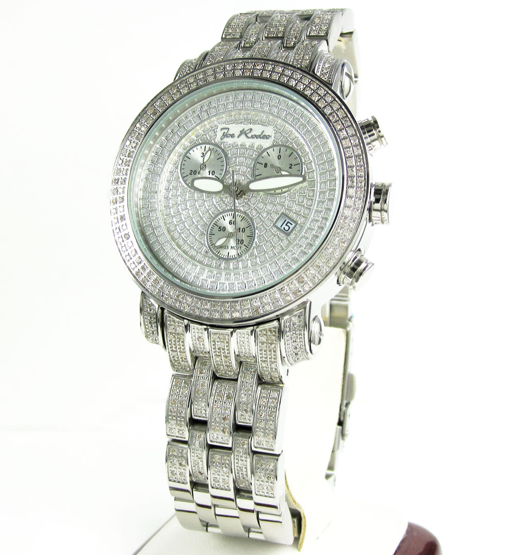 Joe rodeo classic diamond watch jcl77 3.75ct