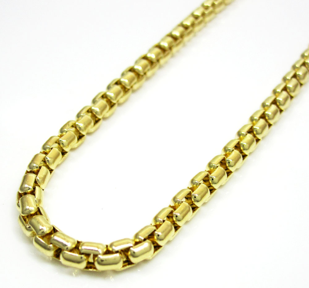 Buy k Yellow Gold Italian Box Chain  Inch 3.5mm Online at