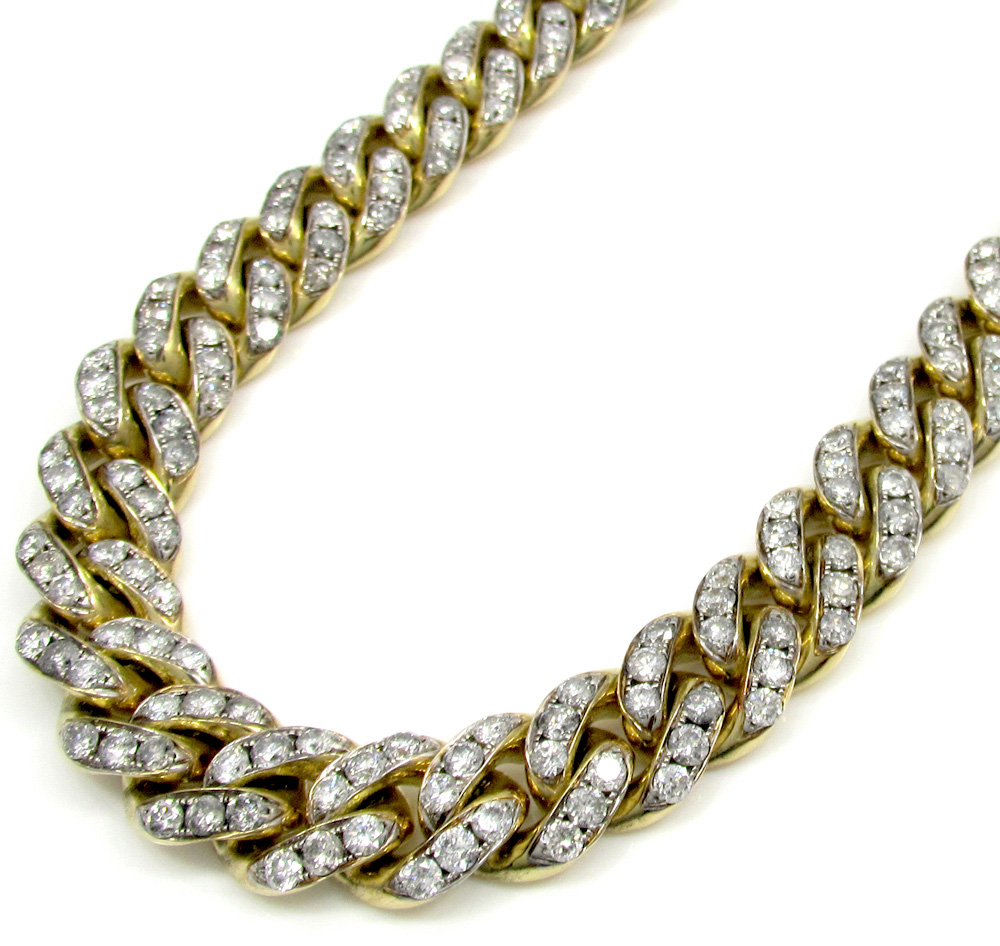 Gold diamond chains cheap Clearance