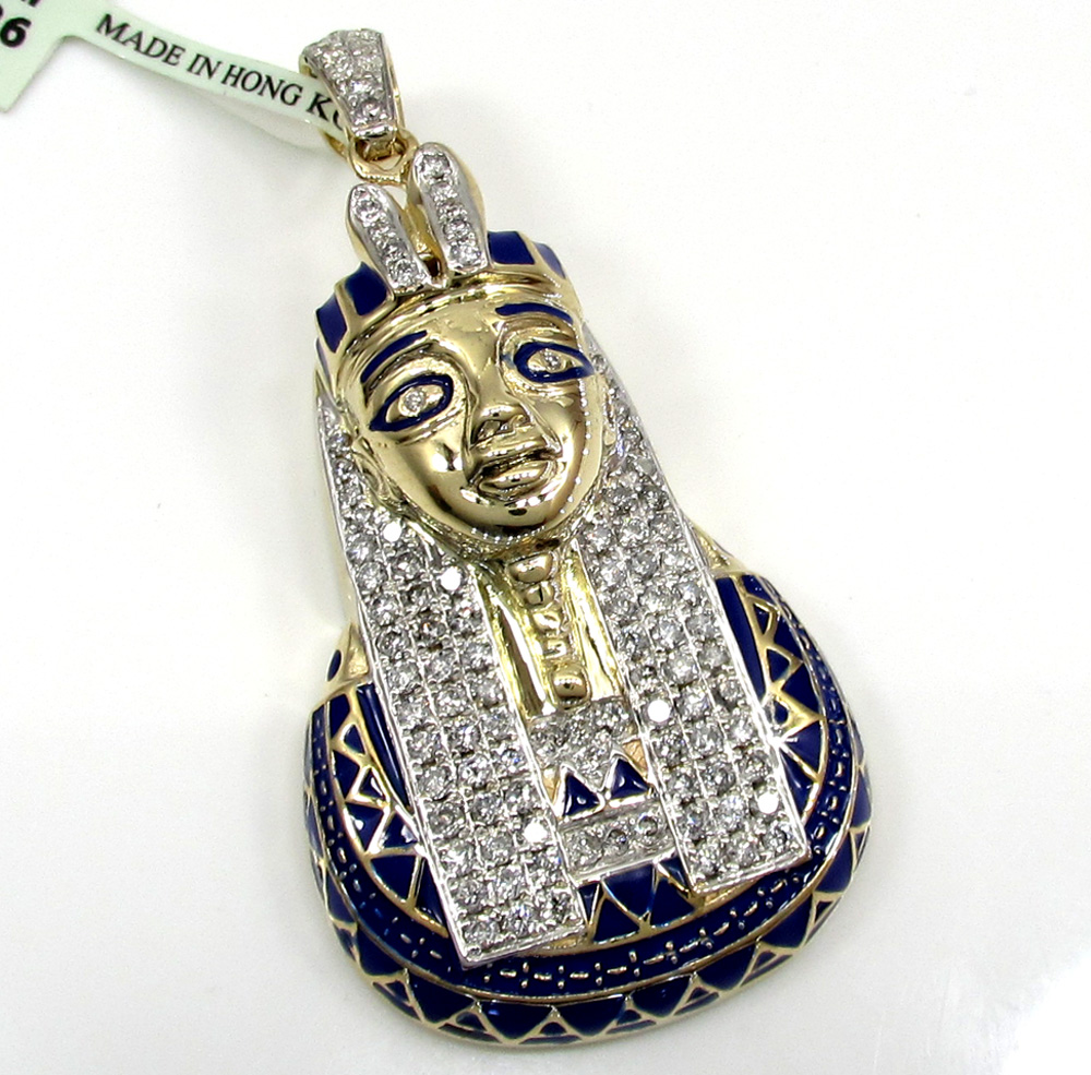 10k gold sales pharaoh pendant