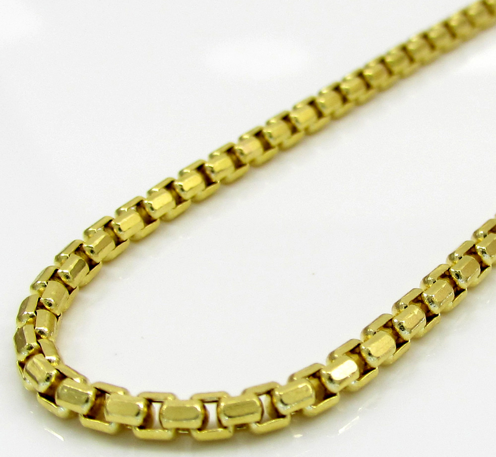 24 inch 10K Yellow Gold 2.3 Diamond Cut Rope Chain in 20 inch
