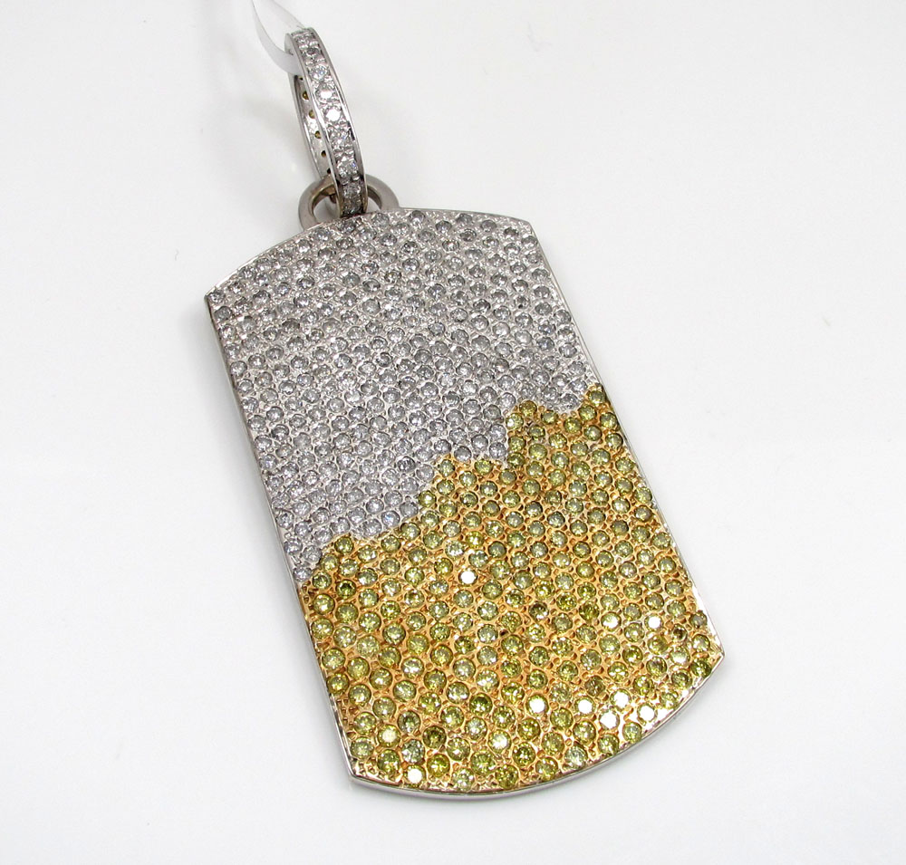 dog tags with diamonds