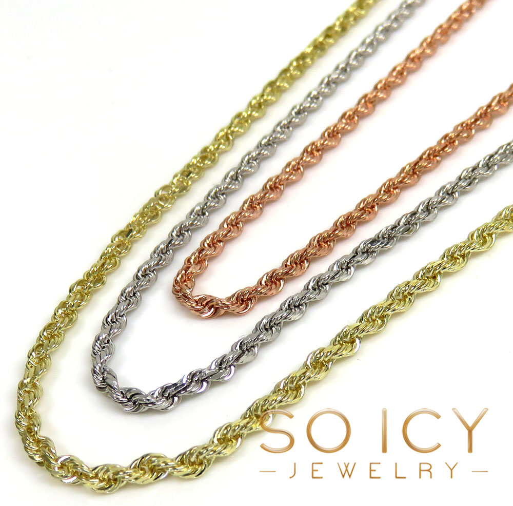 Gold Rope Chain (10mm) - If & Co. 14K Yellow Gold / 20 inch