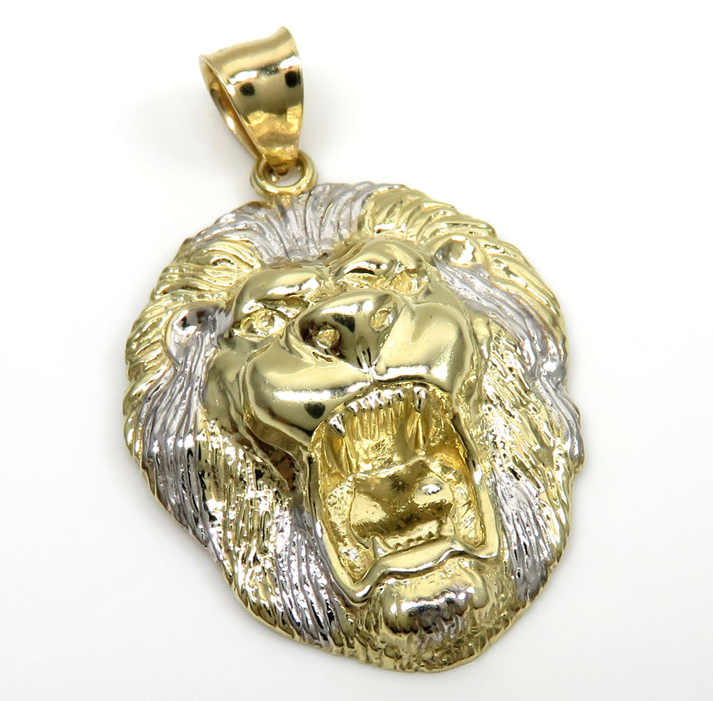 Two tone gold on sale pendant