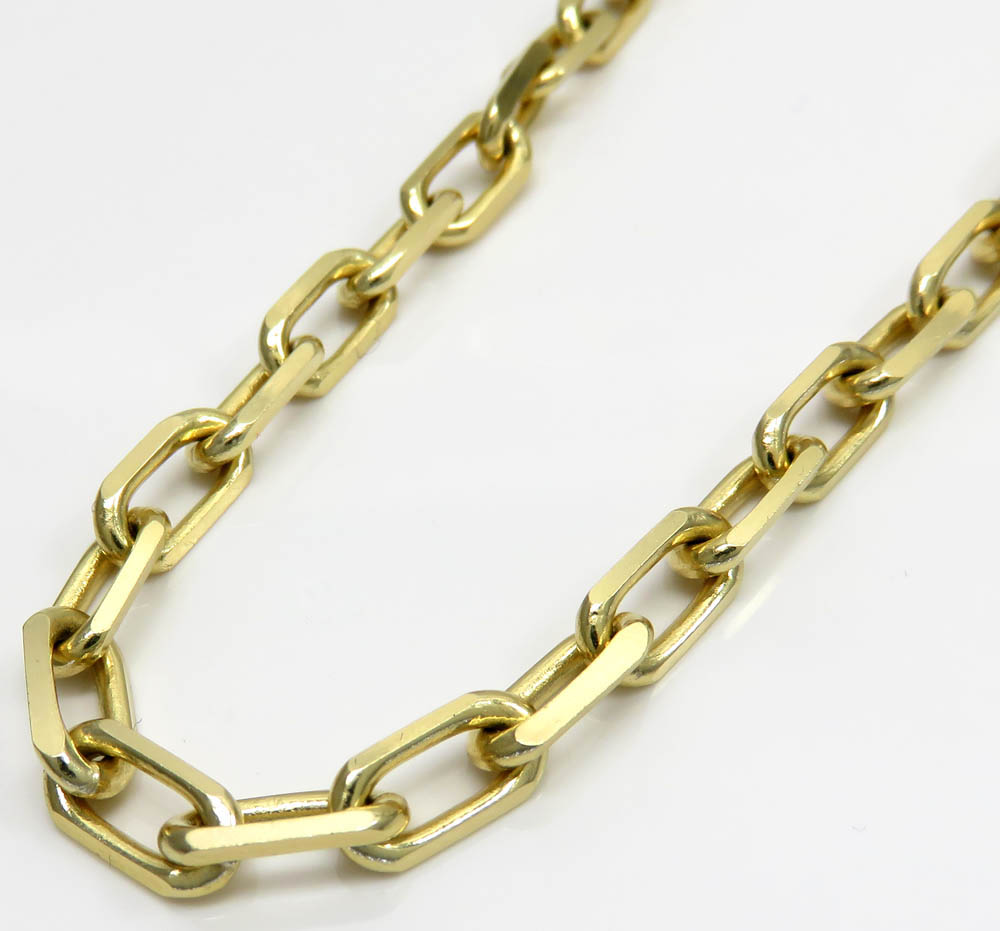 Buy 14k Yellow Gold Solid Cable Link Chain 30 Inches 5.20mm Online at ...