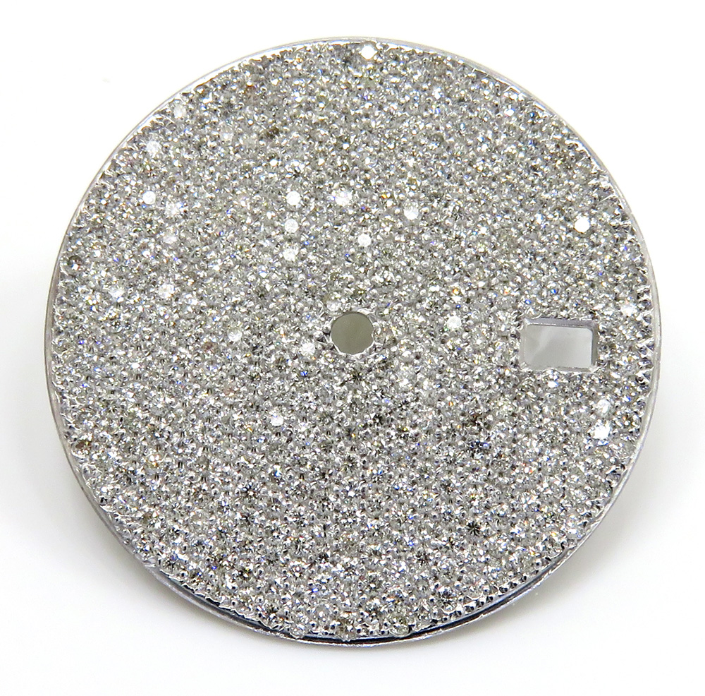 Custom made vs diamond rolex dial 2.00ct