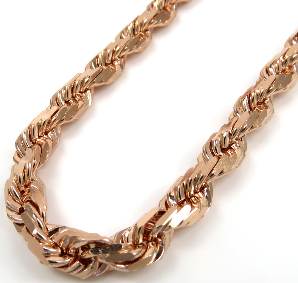 Rose gold rope chain 20 inch Clearance