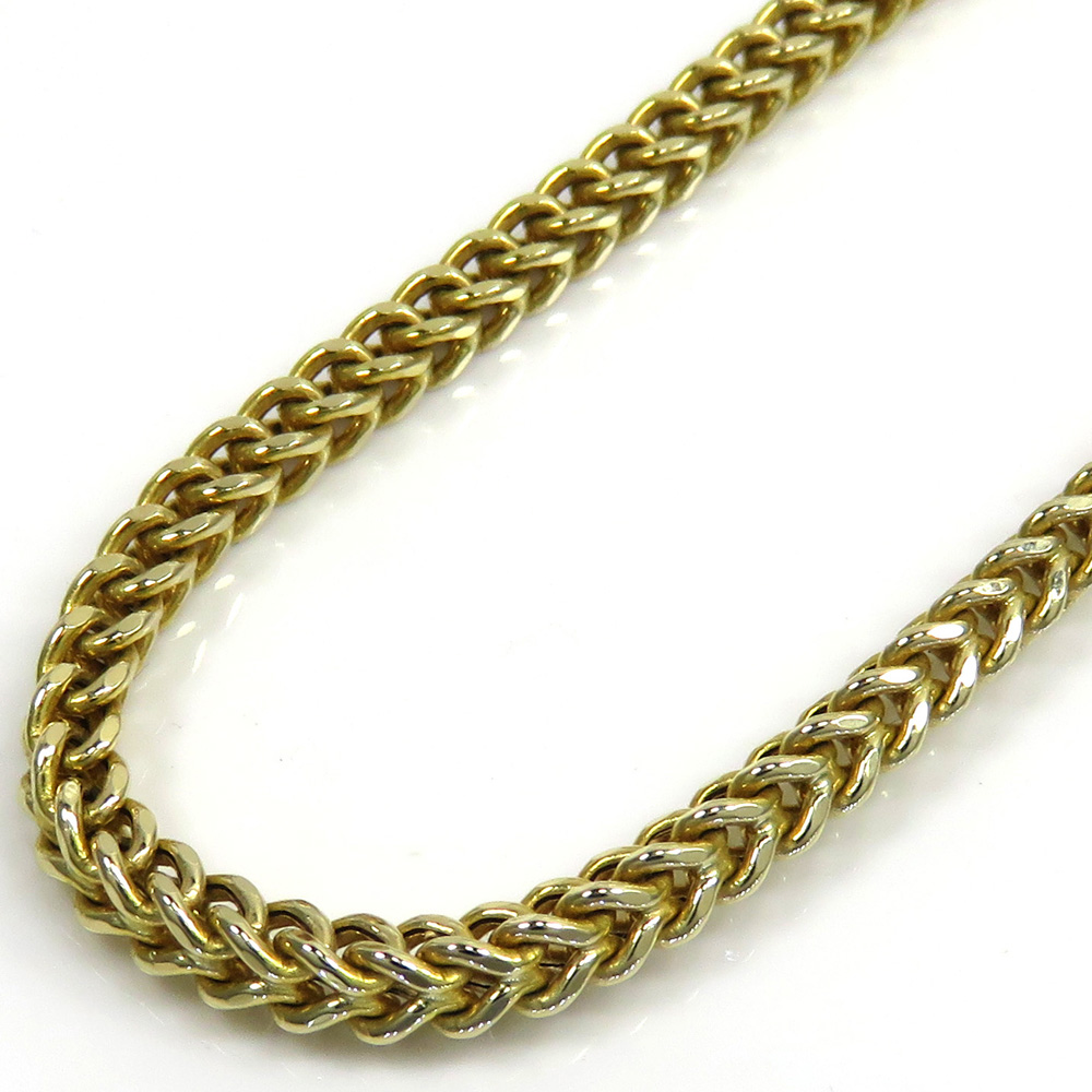 Buy 14k Yellow Gold Hollow Box Franco Chain 24 Inch 3mm Online at