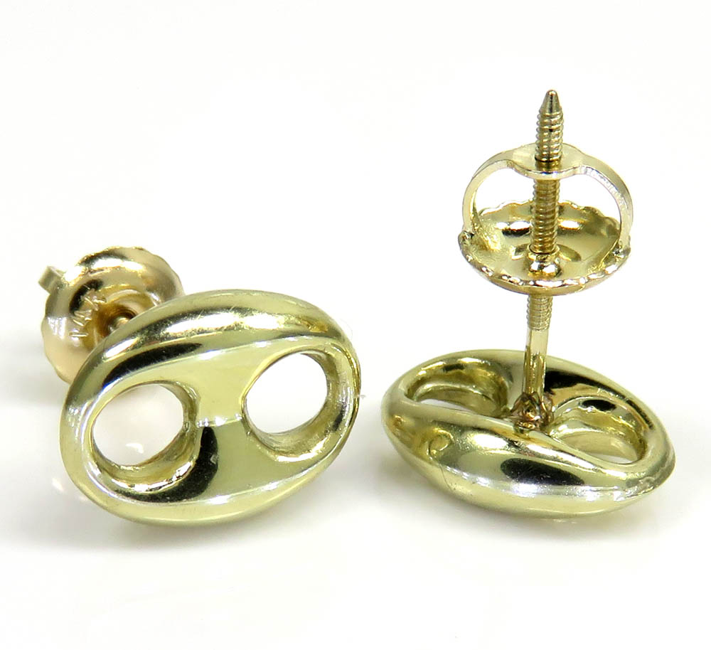 Buy 14k Yellow Gold Puffed 7 50mm Gucci Style Link Earrings Online At So Icy Jewelry Buy 14k Yellow Gold Puffed 7 50mm Gucci Style Link Earrings Online At So Icy Jewelry